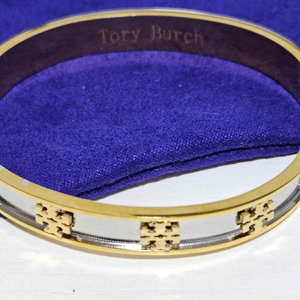 Tory Burch Gold and Silver Bangle